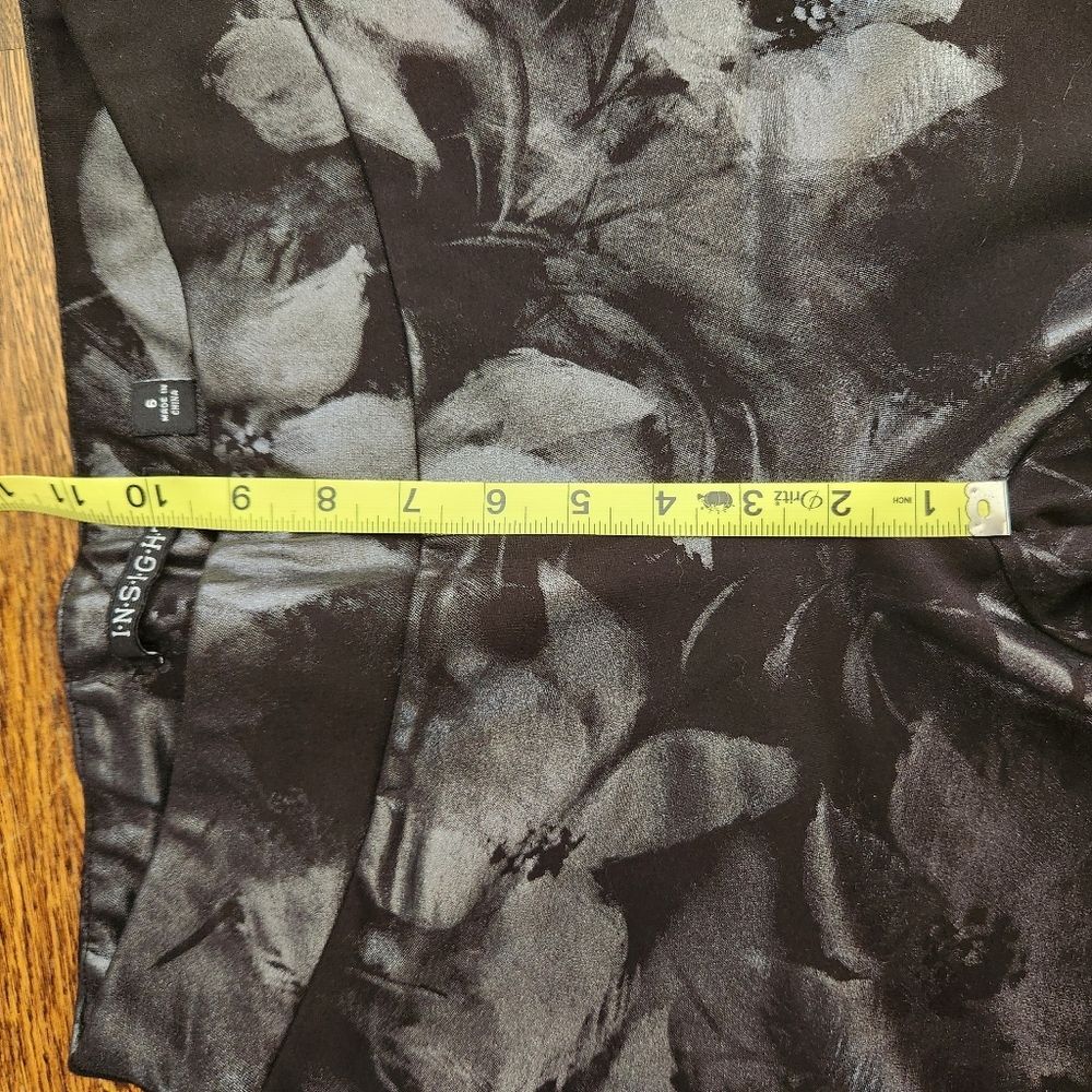 Insight Athletic Leggings Floral Foil Printed Womens 6 - Picture 9 of 10